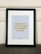 Collection Lettres à se Dire | Gamme Motivation  [Affiche à Contempler]