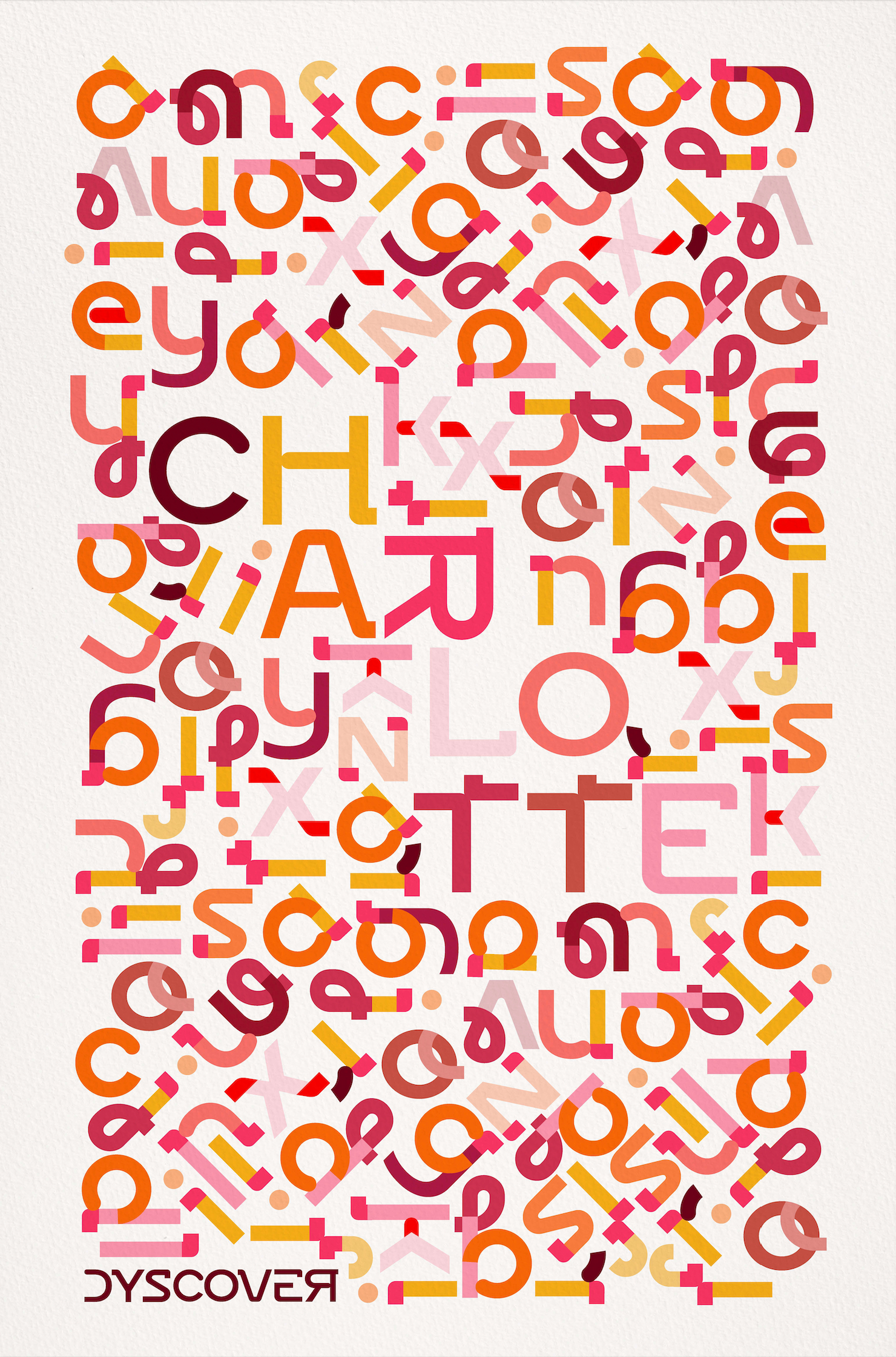 Collection Lettres à Aimer | Gamme Rose [Affiche Personnalisable]