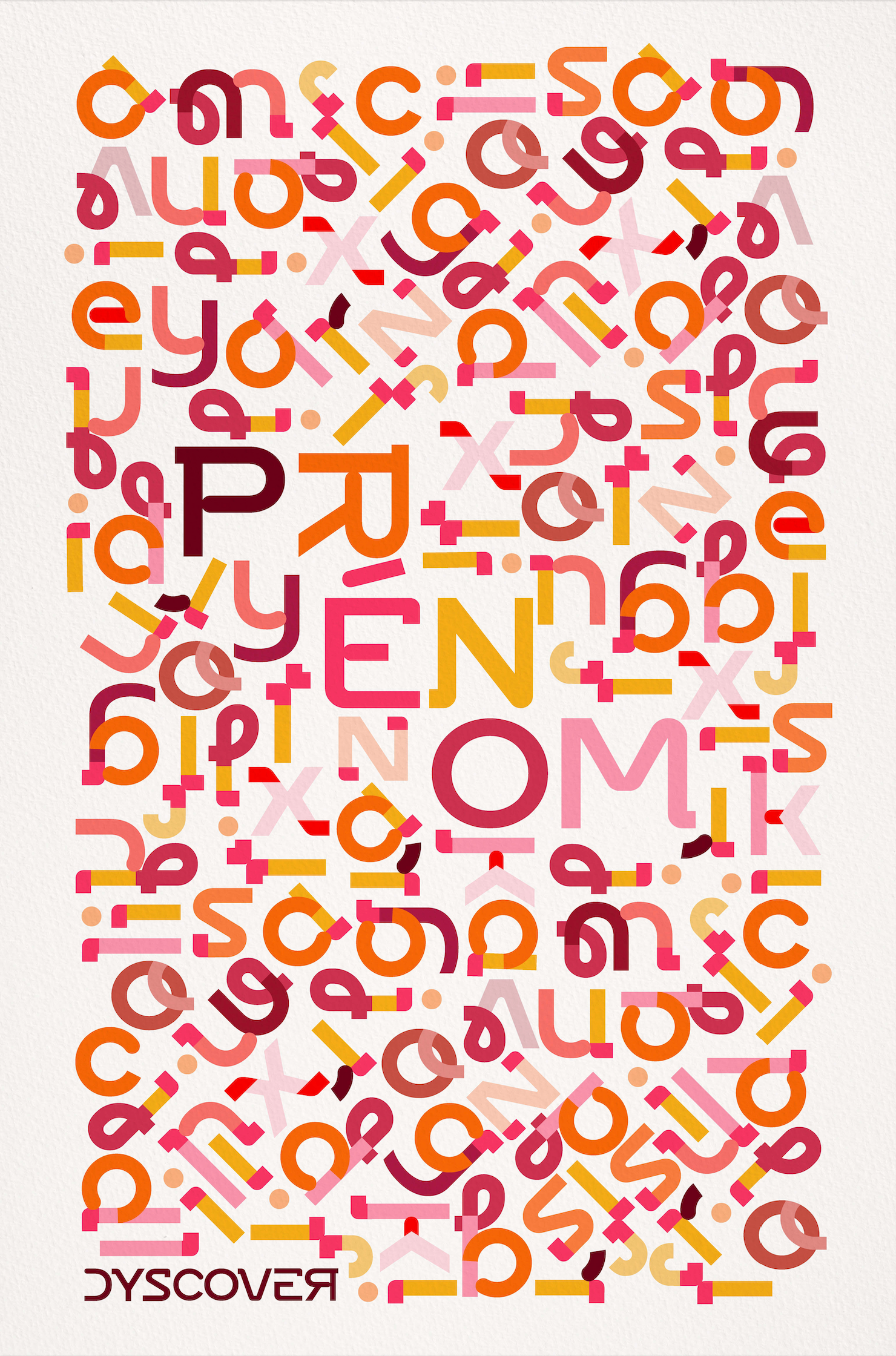 Collection Lettres à Aimer | Gamme Rose [Affiche Personnalisable]