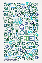 Collection Lettres à Aimer | Gamme Bleue [Affiche Personnalisable] - Dyscover