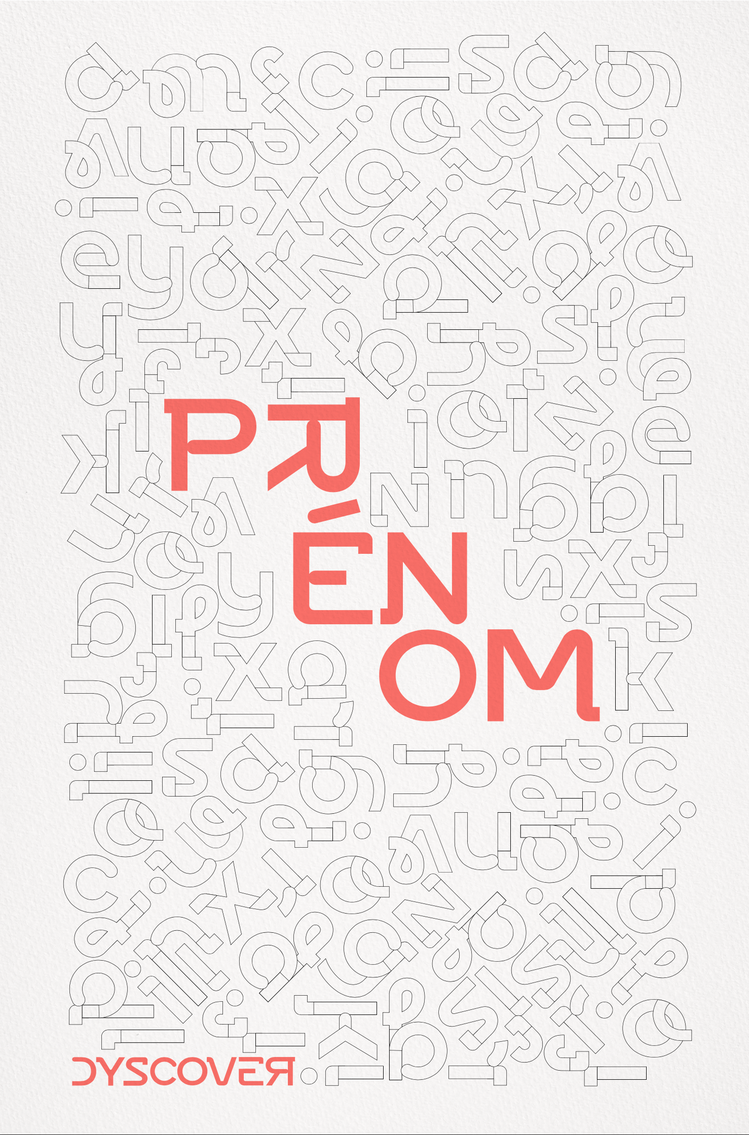 Collection Lettres à Colorier | Gamme Rose [Affiche Personnalisable]