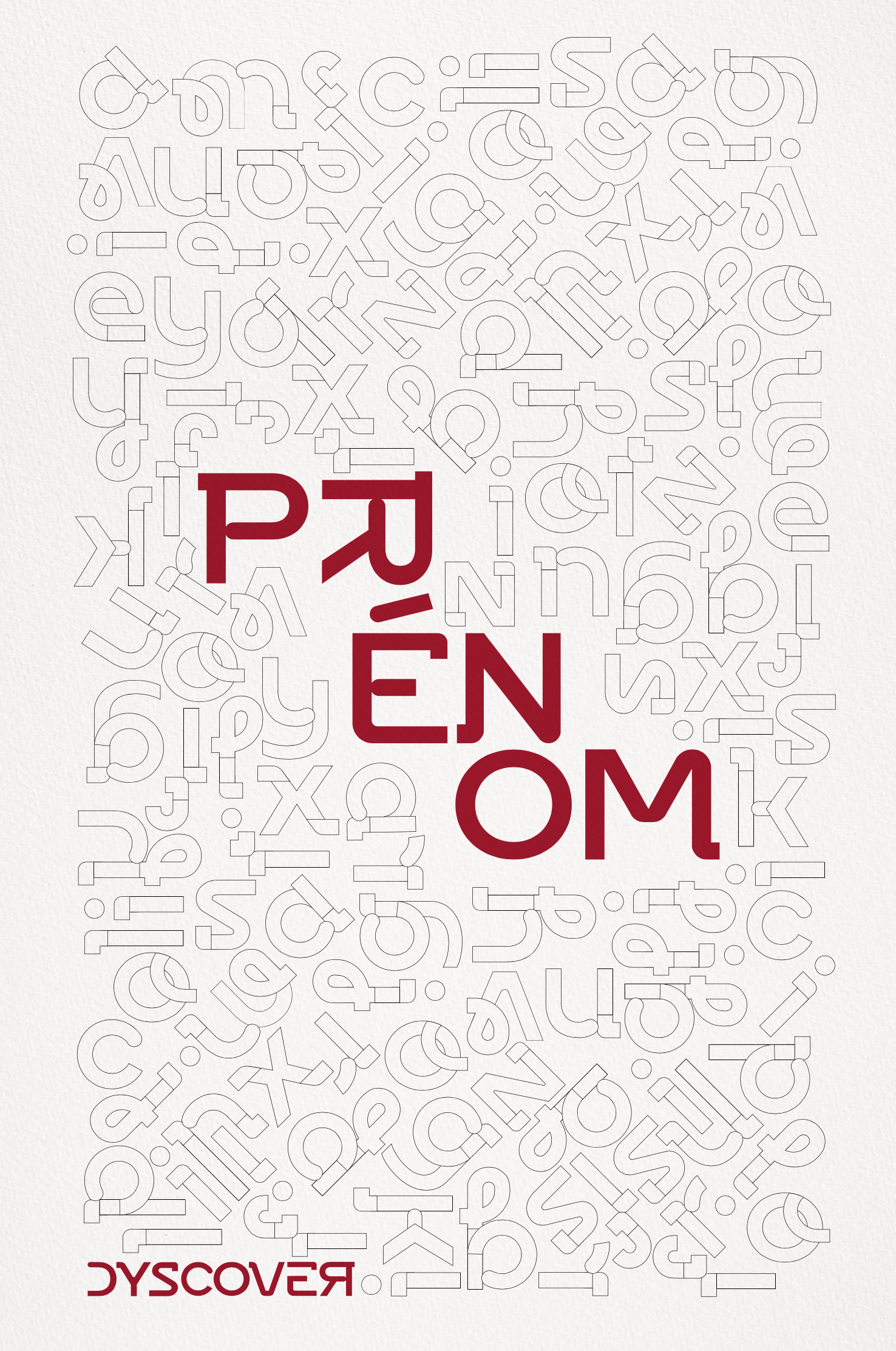 Collection Lettres à Colorier | Gamme Rose [Affiche Personnalisable]