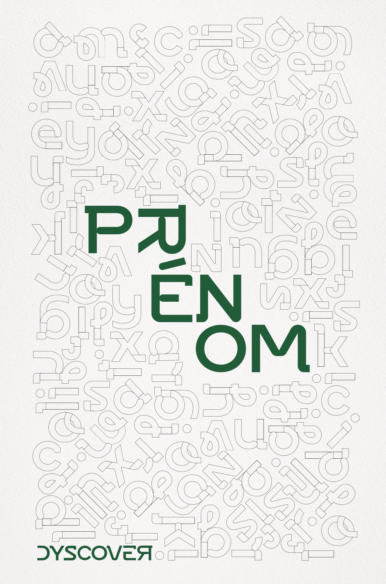 Collection Lettres à Colorier | Gamme Bleue [Affiche Personnalisable]