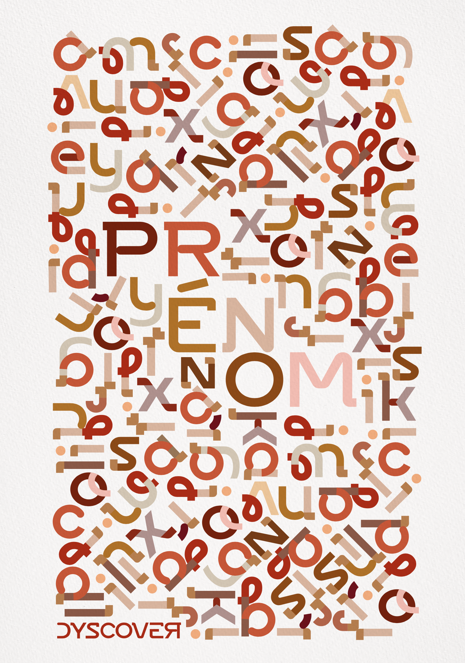 Collection Lettres à Aimer | Gamme Nude [Affiche Personnalisable]