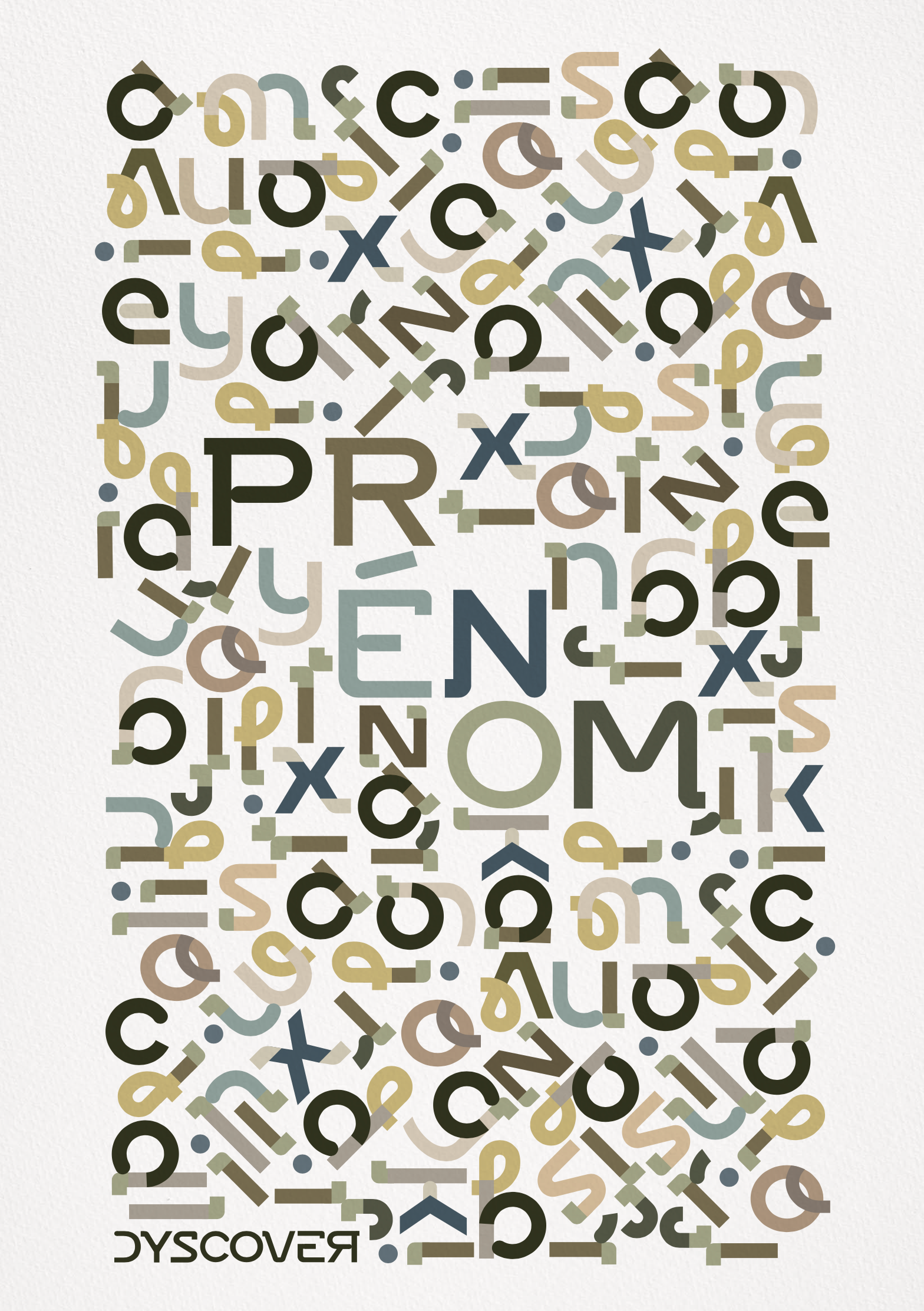 Collection Lettres à Aimer | Gamme Nude [Affiche Personnalisable]