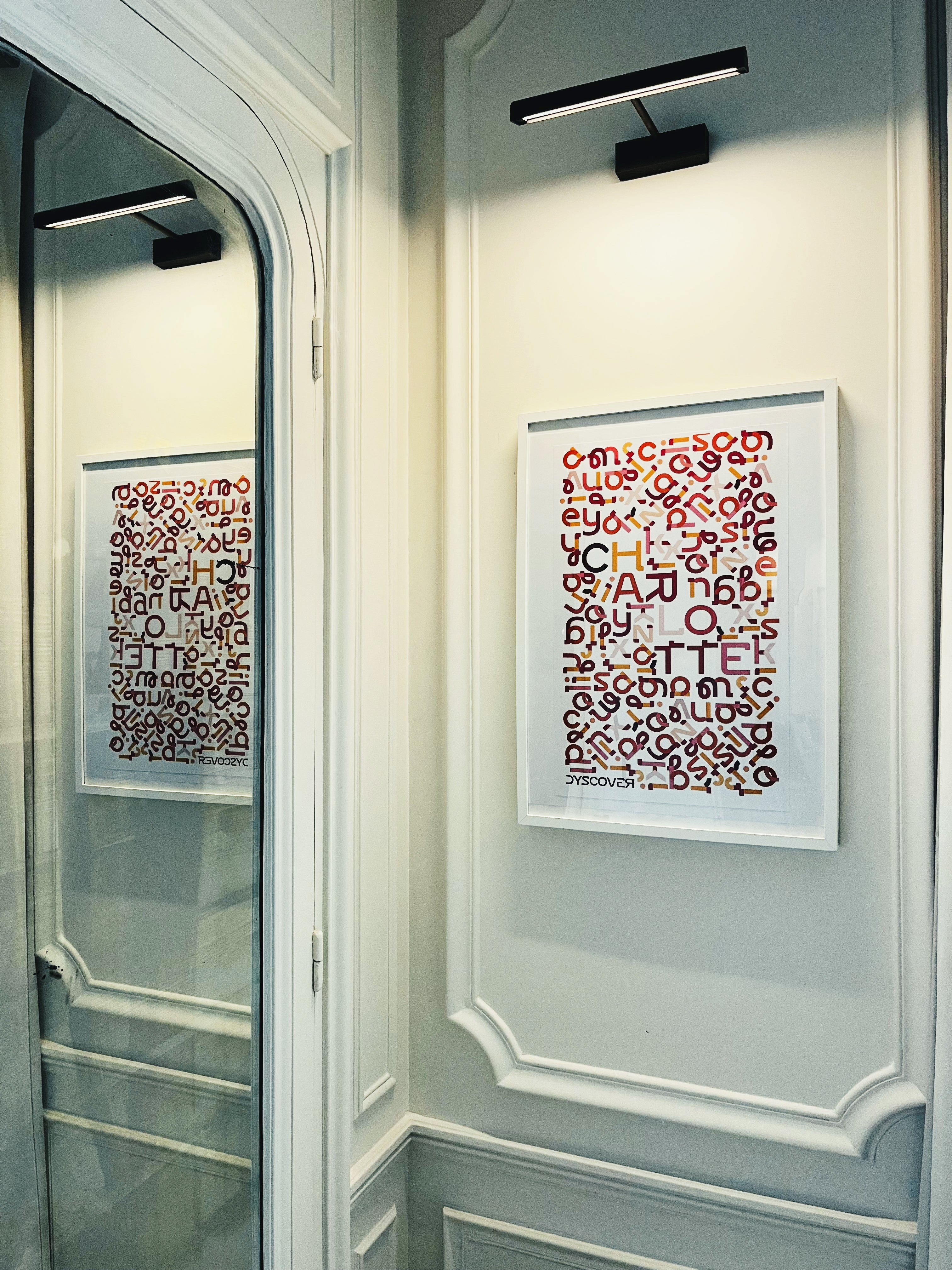 Collection Lettres à Aimer | Gamme Rose [Affiche Personnalisable]