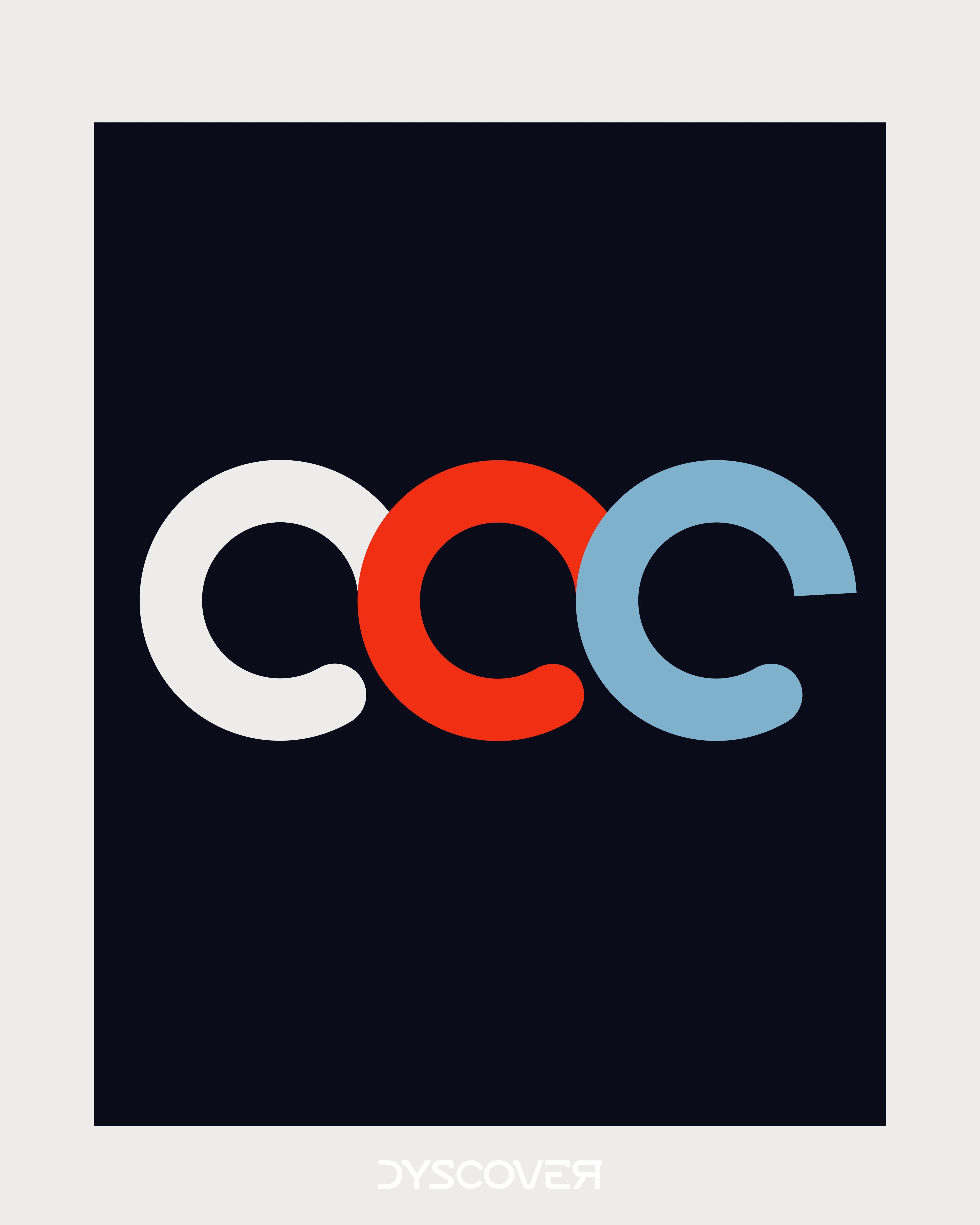 Photo du compte Instagram, décomposition des modules de la typographie dyscover