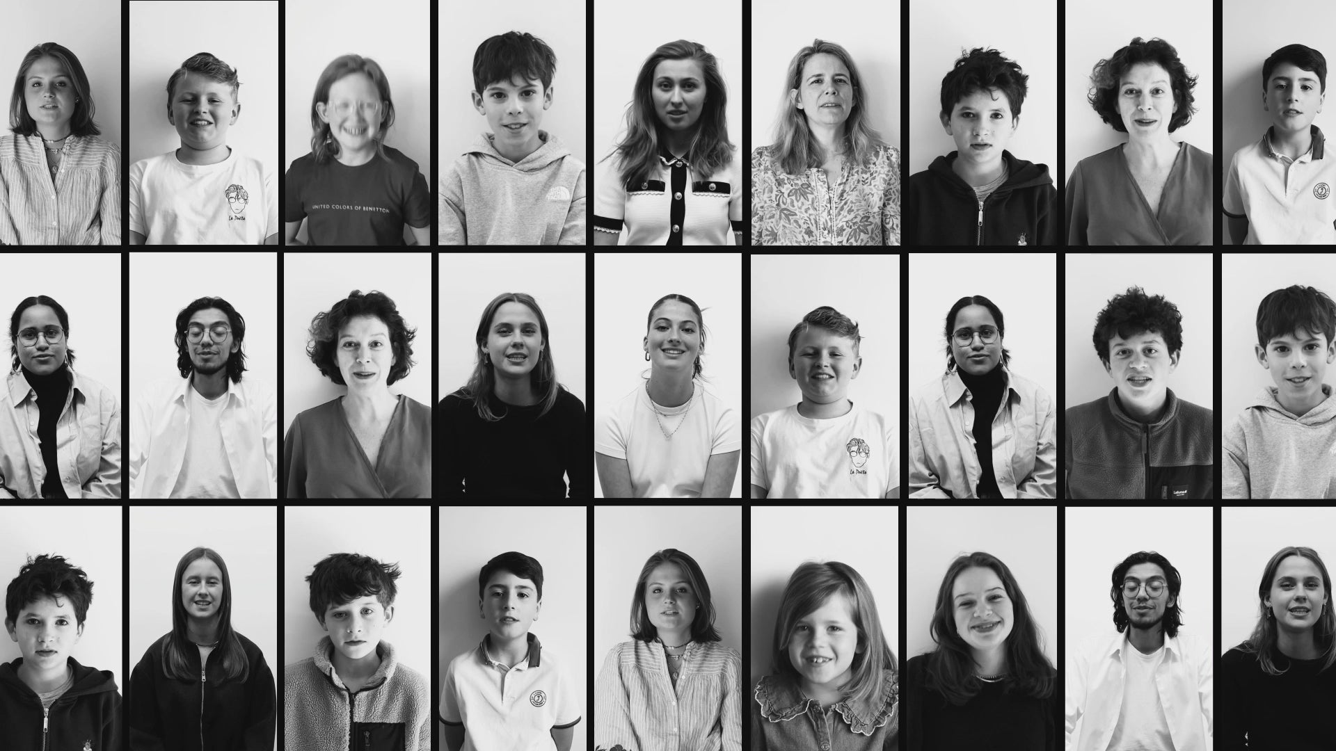 Photomaton noir et blanc, Photo d'identité, vidéo creative, dessin, peinture, découpage, collage